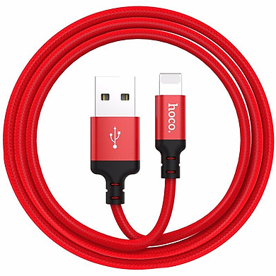 Cáp Sạc Dây Dù Hoco X14 Iphone Chính Hãng Chống Đứt, Chống Rối – Cáp Sạc Lighning (màu ngẫu nhiên) – Chính Hãng