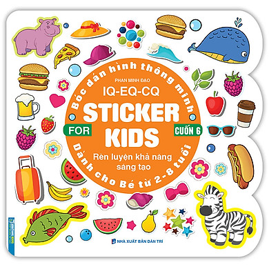 Bóc Dán Hình Thông Minh IQ – EQ – CQ – Sticker For Kids Cuốn 6 (2-8T) – >>> top1shop >>> tiki.vn
