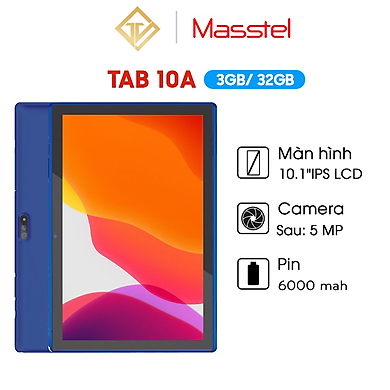 Máy tính bảng Masstel Tab 10A (3GB/32GB) - Hàng chính hãng - Đã kích hoạt bảo hành điện tử