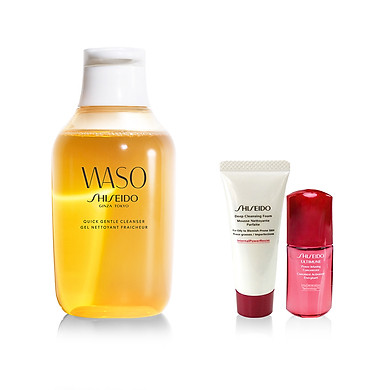 Bộ sản phẩm Sữa rửa mặt Shiseido WASO Quick Gentle Cleanser 150ml-13965