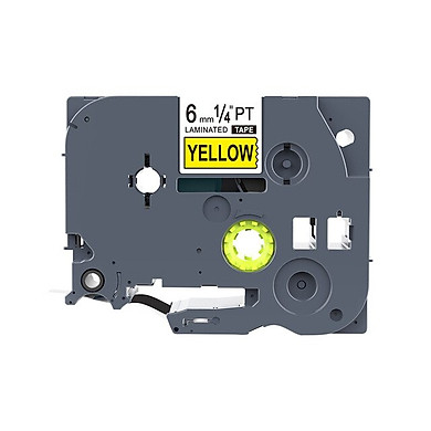 Băng nhãn in siêu bền, chống nước TZ2 TZe cỡ 6mm dài 8m dùng cho nhiều loại máy in Brother P-touch Tz2-211 / Tz2-411 / Tz2-511 / Tz2-611 / Tz2-711