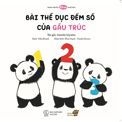 Bài thể dục đếm số của Gấu Trúc – Bé làm quen với số đếm qua tranh truyện Ehon Nhật Bản