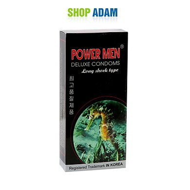 Bao Cao Su Kéo Dài Thời Gian Yêu Power Men Cá Ngựa Đen Hộp 12 Chiếc – Shop Adam – Power Men ,SKU : 5799348022295 >>>🇻🇳 Top1Vietnam 🛒>>> tiki.vn 🇻🇳🇻🇳🇻🇳🛒🛍🛒