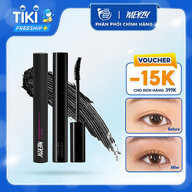 Mascara Làm Dày Mi, Chống Trôi, Không Lem Suốt Ngày Dài Merzy The First Mascara 8ml