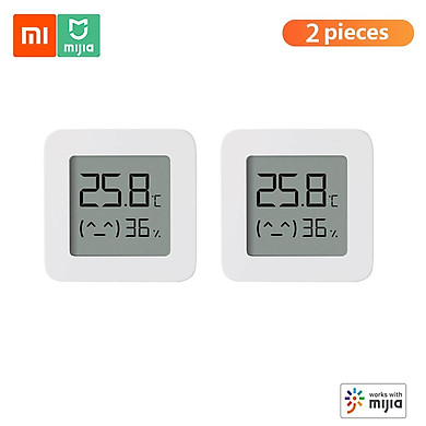 3pcs Xiaomi BT Thermometer 2 Wireless Smart Electric Digital Hygrometer Humidity Sensor Work with Mijia APP