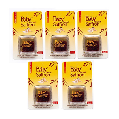 Combo 5G BABY SAFFRON CAO CẤP LOẠI 1 Nhuỵ Hoa Nghệ Tây - Baby Saffron Ấn Độ 1