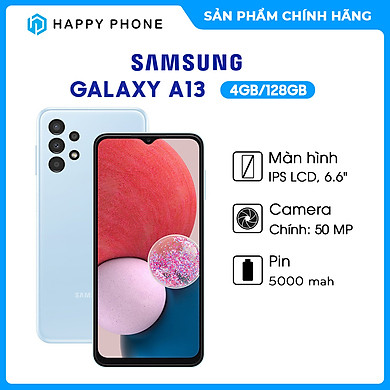 Điện thoại Samsung Galaxy A13 (4GB/128GB) – Hàng chính hãng – Đã kích hoạt bảo hành điện tử