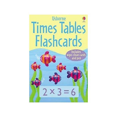 Flashcards tiếng Anh – Usborne Times Tables Flashcards