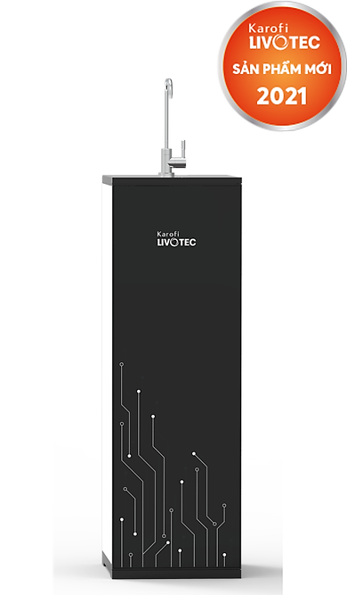 Máy lọc nước 9 lõi lọc hàng chính hãng Karofi Livotec 510, Màng RO 100 GPD Hàn Quốc