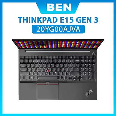 Laptop Lenovo Thinkpad E15 Gen 3 (20YG00AJVA) (R5 5500U/8GB RAM/512GB SSD/15.6 FHD/Dos/Đen) – Hàng chính hãng