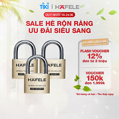Bộ 3 ổ khoá Keyed Alike Hafele – 482.01.975 (Hàng chính hãng)