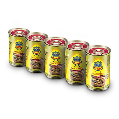 Cá hộp Sea Crown cá Nục kho sả ớt-Thùng 50 lon