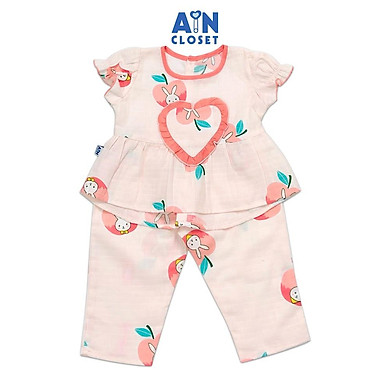 Bộ quần dài áo tay ngắn bé gái họa thiết Thỏ đào xô sợi tre – AICDBGA3ONEM – AIN Closet – AIN Closet ,SKU : 4185006169174 >>>🇻🇳 Top1Vietnam 🛒>>> tiki.vn 🇻🇳🇻🇳🇻🇳🛒🛍🛒