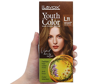 Kem Nhuộm Màu Tóc Cao Cấp Lavox Youth&Amp;Color L11 (Vàng Rêu Sáng) - Link Mua