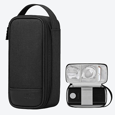 Túi phụ kiện công nghệ mẫu quai xách đứng chuyên dụng đựng bộ sạc macbook, dây cáp sạc, tai nghe, điện thoại và pin dự phòng