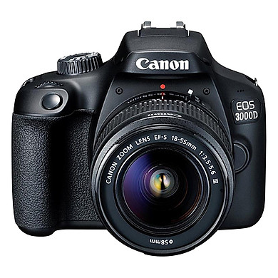 Máy Ảnh Canon EOS 3000D + Lens EF-S 18 - 55mm III (Lê Bảo Minh) - Hàng Chính hãng
