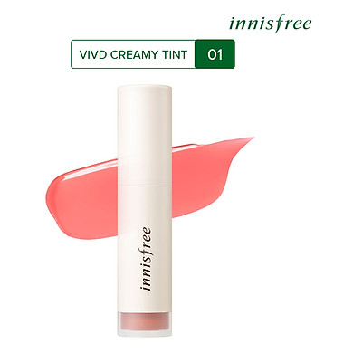 Son Tint Bóng Ẩm Mượt Innisfree Vivid Creamy Tint (4.8g)