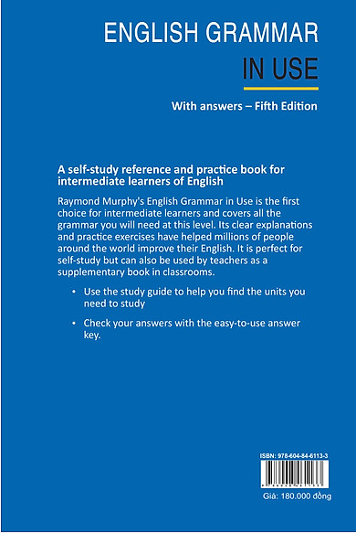 Ngữ pháp tiếng Anh thường dùng (trình độ trung cấp) – English Grammar in Use -5th edition