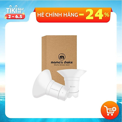 Trợ Phễu Silicone Mama’s Choice NewFit Size 17-19-21mm | Giảm Size Phễu, Cup Hút Sữa | Hút Sữa Kích Sữa Hiệu Quả và Êm Ái Hơn | Chất Liệu Silicone…