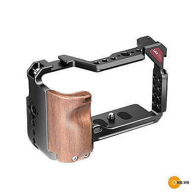 Uurig Cage Khung máy ảnh Sony A6300 A6400 kèm báng gỗ 2021