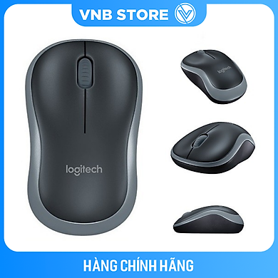 Chuột không dây Logitech B175 – đầu thu USB 2.4Ghz, pin 1 năm, nhỏ gọn, thiết kế thuận cả 2 tay, phù hợp PC/ Laptop – Hàng chính hãng
