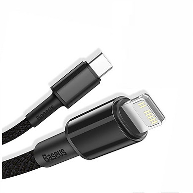 Cáp sạc Baseus hỗ trợ sạc nhanh PD20W Type-C to Lightning chất liệu Nylon cao cấp cho iPhone ( Nhiều màu ) – Hàng chính hãng