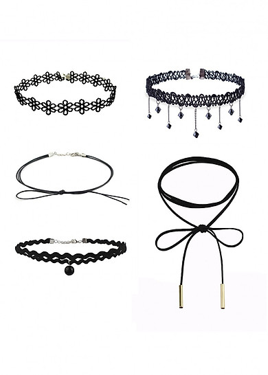 Set 5 vòng cổ choker nữ