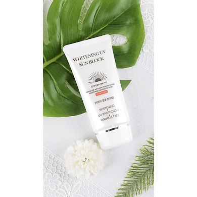 Kem Chống Nắng Dưỡng Trắng - Whitening UV Sun Block JIGOTT SPF 50+/PA+++