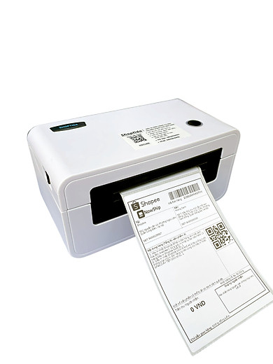Máy in đơn hàng TMĐT Shoptida HPRT N41 in không cần mực, in đơn vận chuyển, bill thanh toán, in tem nhãn, mini code, bar code, mã vạch tốc độ in…