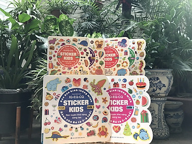 Combo Bóc dán hình thông minh IQ – EQ – CQ – Sticker for kids Trọn bộ 6 cuốn (2-8tuổi) – >>> top1shop >>> tiki.vn