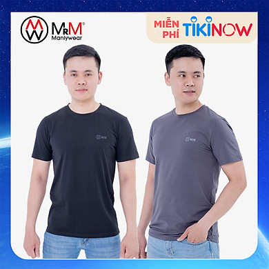 Combo 2 Áo Thun Nam Cotton Compact Premium Trẻ Trung Thấm Hút Mồ Hôi, Co Giãn 4 Chiều Mrm Manlywear - Link Mua