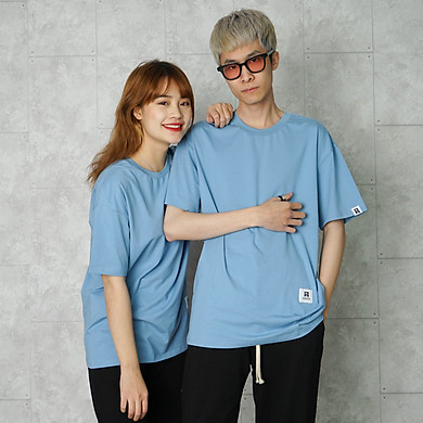 Áo thun Unisex N7 Basic Tee phông trơn nam nữ tay lỡ oversize phom rộng
