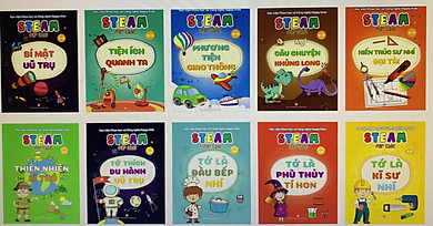 Bộ sách Steam for kids – khám phá các thí nghiệm khoa học tương tác dành cho trẻ em từ 3-14 tuổi – >>> top1shop >>> tiki.vn
