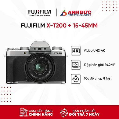 Máy Ảnh Fujifilm X-T200 + Lens 15-45Mm (24.2Mp) - Hàng Chính Hãng - Link Mua