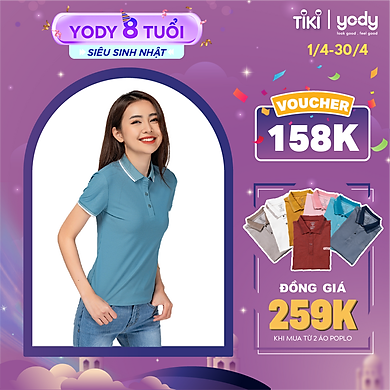 Áo phông polo nữ YODY bo kẻ chất liệu Airycool mát lạnh thoáng khí và thấm hút tốt – APN4014 – YODY ,SKU : 1037780948305 >>>🇻🇳 Top1Vietnam 🛒>>> tiki.vn 🇻🇳🇻🇳🇻🇳🛒🛍🛒