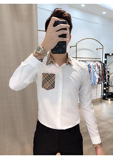 Ao Sơ Mi Nam Phối Ngực Bbr độc Lạ Mẫu đẹp Nhất 2019 Tiki Vn