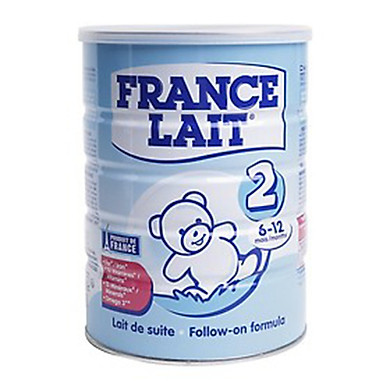 Sữa bột France Lait số 2 (900g) – Dinh dưỡng cho trẻ từ 6 -12 tháng tuổi