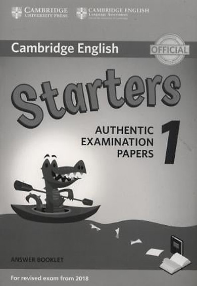 Cambridge English Starters 1 for Revised Exam from 2018 Ans Booklet