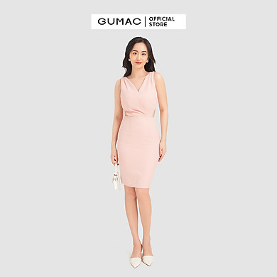 Đầm dáng ôm GUMAC DB12007 cổ V khoét eo – Gumac ,SKU : 6694011518406 >>>🇻🇳 Top1Vietnam 🛒>>> tiki.vn 🇻🇳🇻🇳🇻🇳🛒🛍🛒