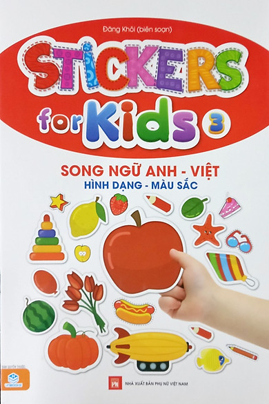Stickers for kids 3 – song ngữ anh việt hình dạng màu sắc – >>> top1shop >>> tiki.vn