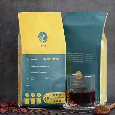 Cluster - Cà Phê Phối Trộn Arabica Khe Sanh Và Robusta Xay (Hạt) - Khe Sanh Premium Blend Coffee Arabica Vs Robusta - Link Mua