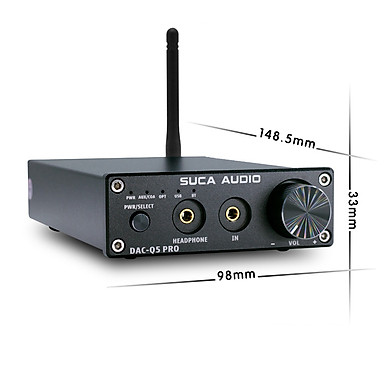 Dac Suca Q5 Pro - Bộ Giải Mã Âm Thanh Chất Lượng Cao 24Bit, Bluetooth 5.0 - Hàng Chính Hãng - Link Mua
