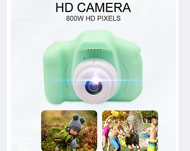 Camera HD 720p Sắc Nét – Máy Ảnh Chụp Ảnh Ghi Video Chất Lượng Cao Dành Cho Trẻ Em Thỏa Sức Sáng Tạo Hàng Nhập Khẩu