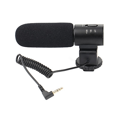 Micro Phỏng Vấn Kim Loại K&F CM-500 Cho Máy Quay Phim Canon Nikon Sony DSLR