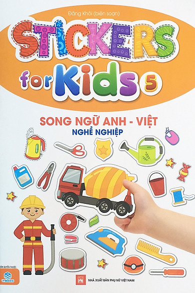 Sticker for kids song ngữ anh việt – nghề nghiệp tập 5 – >>> top1shop >>> tiki.vn
