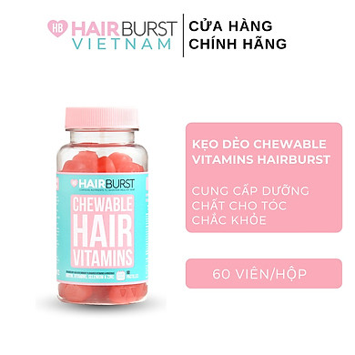 Combo Hairburst Set Gội Xả 350Ml/Chai Và Kẹo Dẻo Vitamin Kích Thích Mọc Tóc Chewable Hair Vitamins 60Gr/Lọ - Link Mua