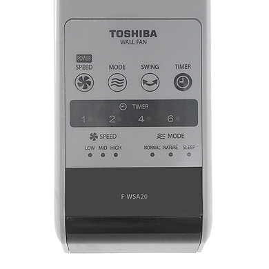 Quạt Treo Tường Toshiba F-WSA20(H)VN – Xám – Hàng chính hãng