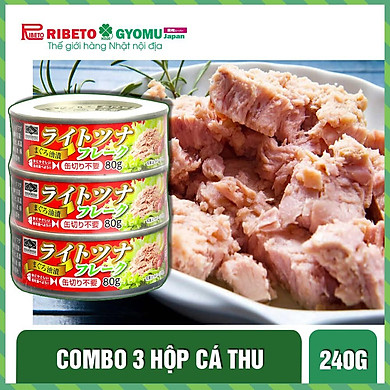 Combo 3 hộp Cá thu, mỗi hộp 80g – hàng nội địa Nhật bản