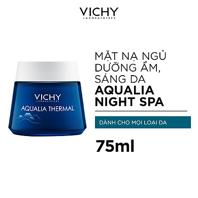 Aqualia Night Spa mặt nạ ngủ cung cấp hydrat hóa mạnh mẽ để lại làn da trông tươi tắn và rạng rỡ vào buổi sáng 75ml