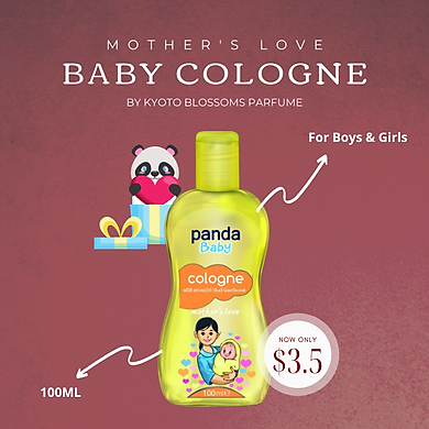 Nước hoa em bé Panda Baby Cologne Mothers Love (100ml)